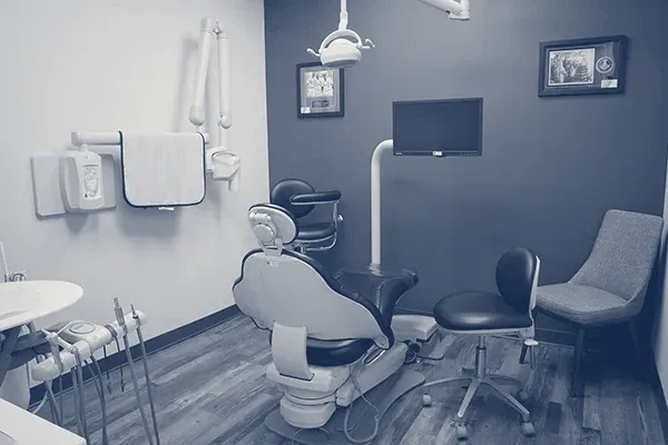 A treatment room at Town Center Dental